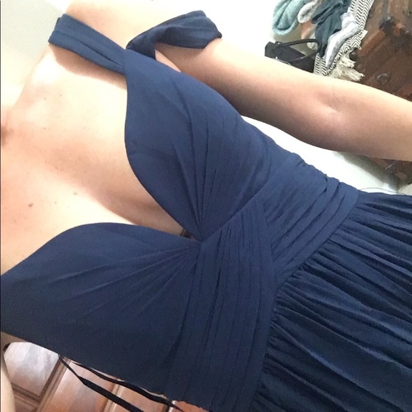 Lulus ocean of elegance navy blue dress - Picture 5 of 5